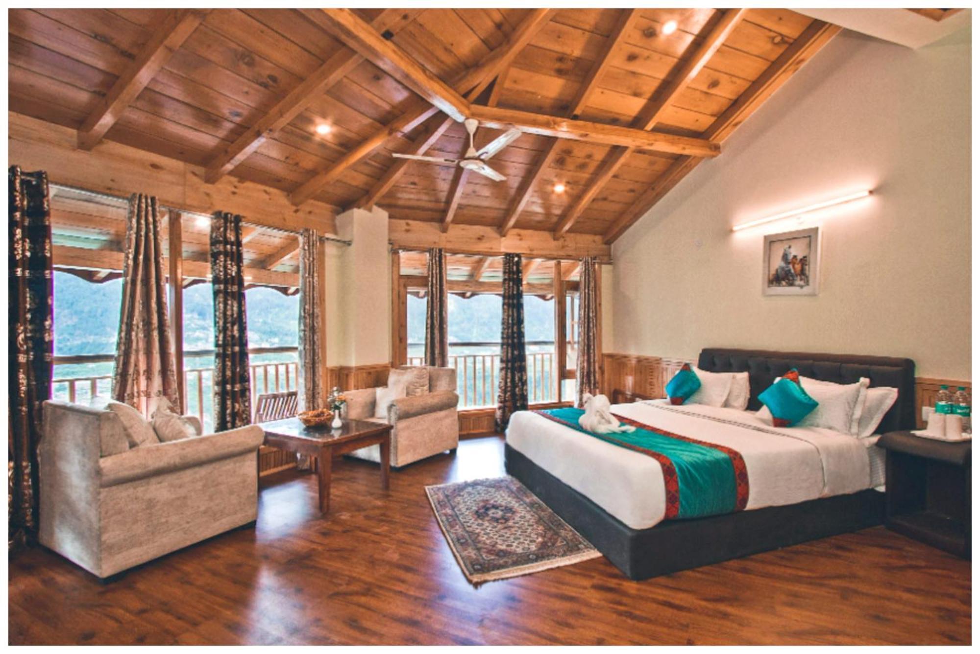 Manali Hotel T H E - B D - R E S O R T - Free Parking - Jungle Safari And Restaurant Facilities -Luxury & Spacious Room - Best Premium Hotel In Manali מראה חיצוני תמונה